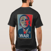 Obama-Kriegs-Shirt T-Shirt (Rückseite)