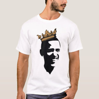 OBAMA-KRONE ** SCHWARZES U. GOLD T-Shirt