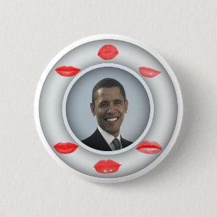 Obama Küss Button