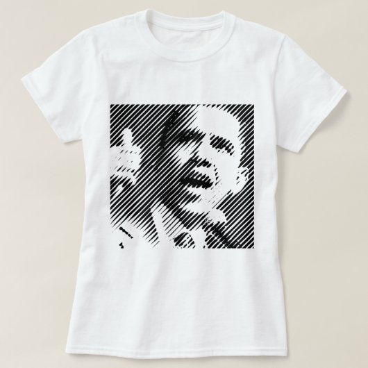 Obama lächelt T-Shirt (Design vorne)