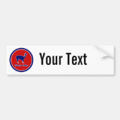 Obama-Lama Autoaufkleber (Vorne)