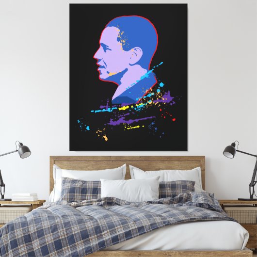 Obama Leinwanddruck (Insitu (Schlafzimmer))