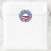 Obama Liar-in-Chief Runder Aufkleber (Tasche)