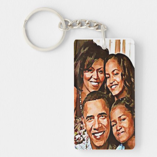 Obama Liebe_ Schlüsselanhänger (Vorderseite)