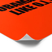 OBAMA LIEBEN AMERICA WIE O.J. LOVED NICOLE POSTER (Ecke)