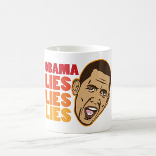 Obama liegt Lügen-Lügen Kaffeetasse