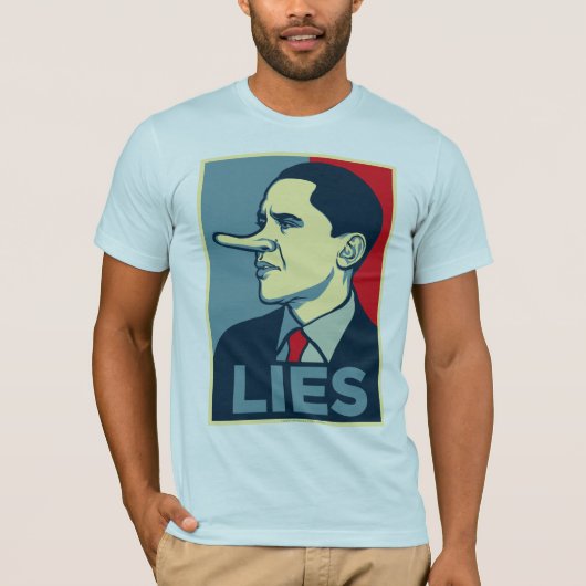Obama liegt Shirt (Vorderseite)