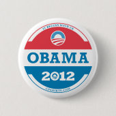 Obama-Logo 2012 Button (Vorderseite)