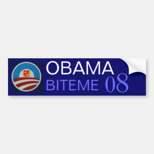 Obama-logo-712332, Hammersichel, OBAMA, BITEME… Autoaufkleber