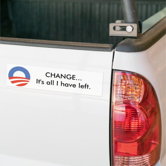 Obama-Logo, ÄNDERUNG… ist es aller, den ich Autoaufkleber (Auf Lkw)