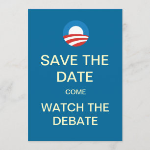 Obama-Logo-Debatten Party Einladungen