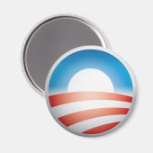 Obama-Logo Magnet (Vorderseite/Rückseite)