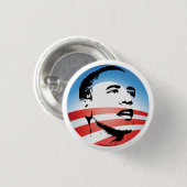 Obama-Logo - schlicht Button (Vorne & Hinten)