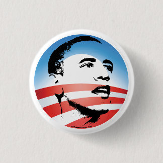 Obama-Logo - schlicht Button