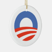Obama-Logo - Verzierung Keramik Ornament (Rechts)
