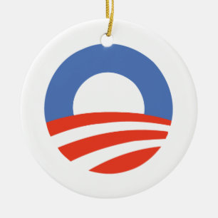 Obama-Logo - Verzierung Keramik Ornament