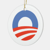 Obama-Logo - Verzierung Keramik Ornament (Links)