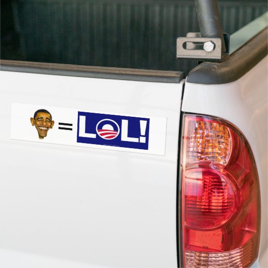 obama=lol autoaufkleber (Auf Lkw)