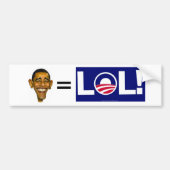 obama=lol autoaufkleber (Vorne)