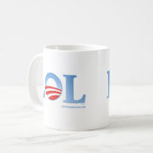 Obama LOL Kaffeetasse (Vorderseite Links)