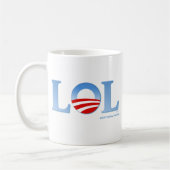 Obama LOL Kaffeetasse (Links)