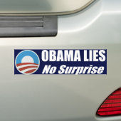 Obama-Lügen Autoaufkleber (Auf Auto)