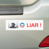 OBAMA-LÜGNER Autoaufkleber (Auf Auto)