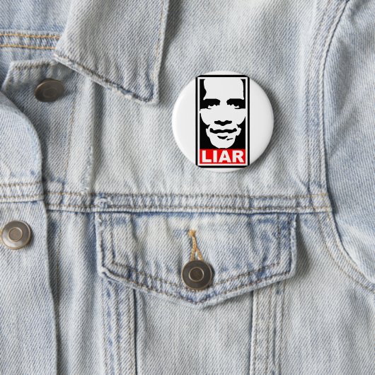 Obama: Lügner Button (Beispiel)