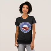 Obama Lügner-in-Leiter T-Shirt (Vorne ganz)