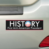 Obama macht Geschichte Autoaufkleber (Auf Auto)