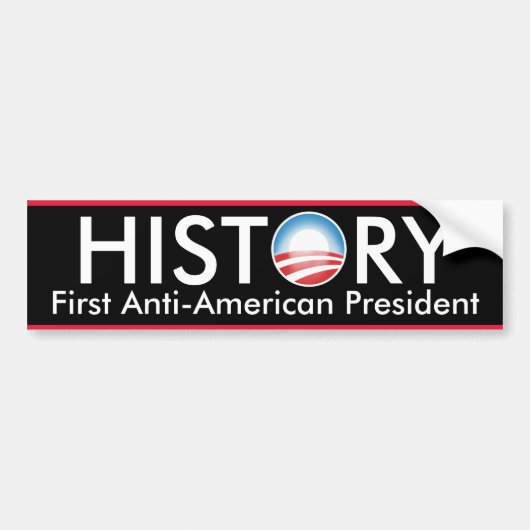 Obama macht Geschichte Autoaufkleber (Vorne)