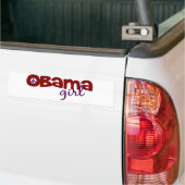 Obama-Mädchen Autoaufkleber (Auf Lkw)