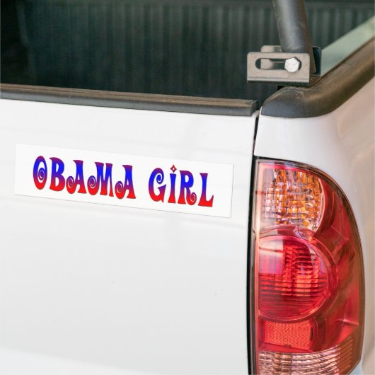 Obama-Mädchen Autoaufkleber (Auf Lkw)
