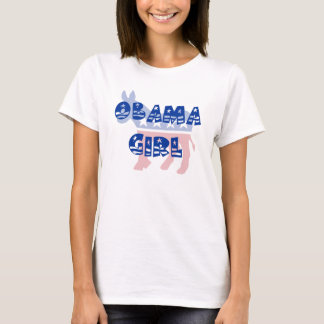 Obama-Mädchen-Demokrat-T - Shirt