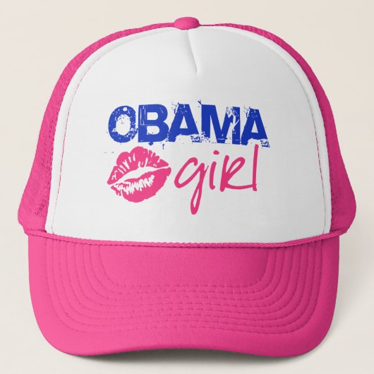 Obama-Mädchen Truckerkappe (Vorderseite)