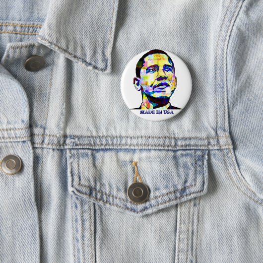 Obama - Made in USA Button (Beispiel)