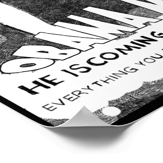 Obama Madness Poster (Ecke)