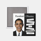 Obama Magnet (Vorderseite/Rückseite)
