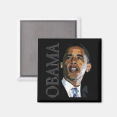 Obama Magnet (Vorderseite/Rückseite)
