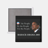 Obama Magnet (Vorderseite/Rückseite)