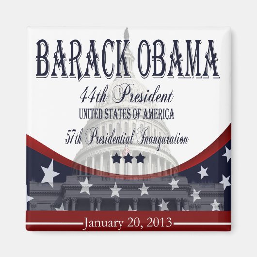 Obama-Magnet 2013 Magnet (Vorne)
