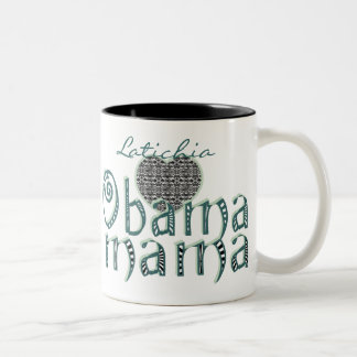 Obama Mama5 personifizieren NamensTasse Zweifarbige Tasse