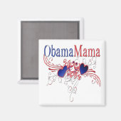 Obama Mama Magnet (Vorderseite/Rückseite)