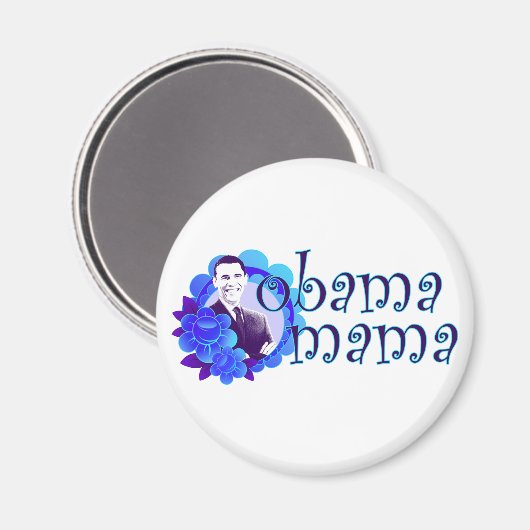 Obama Mama Magnet (Vorderseite/Rückseite)