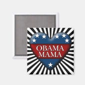 Obama Mama Magnet (Vorderseite/Rückseite)
