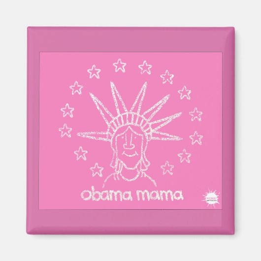 OBAMA-MAMA-Magnet Magnet (Vorne)