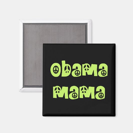 Obama Mama Magnets Magnet (Vorderseite/Rückseite)