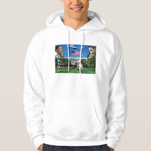 Obama/MartinHoodie Hoodie (Vorderseite)