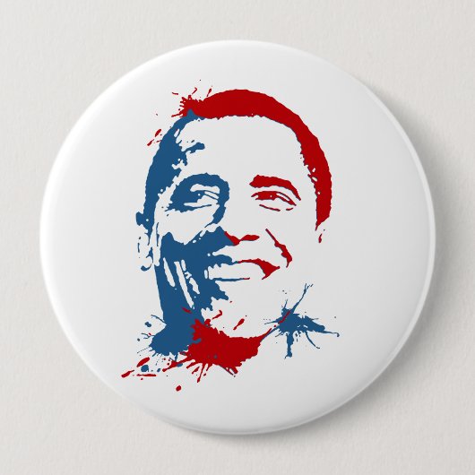 Obama Matsch Button (Vorderseite)
