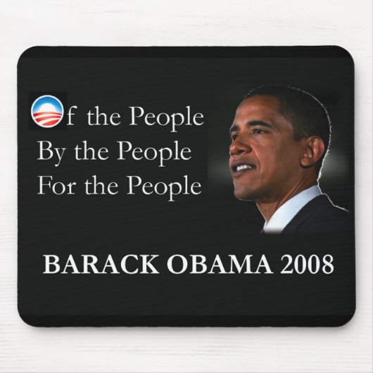Obama-Mausunterlage Mousepad (Vorne)